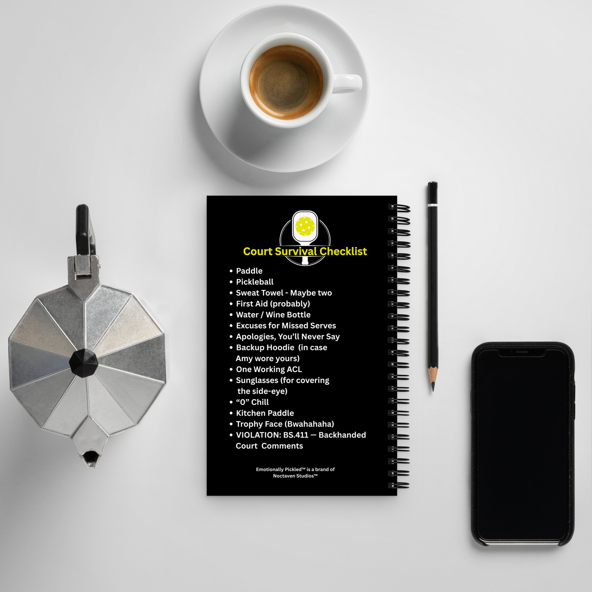 BS Violation Calls Spiral Notebook Spiral notebook - Image 2