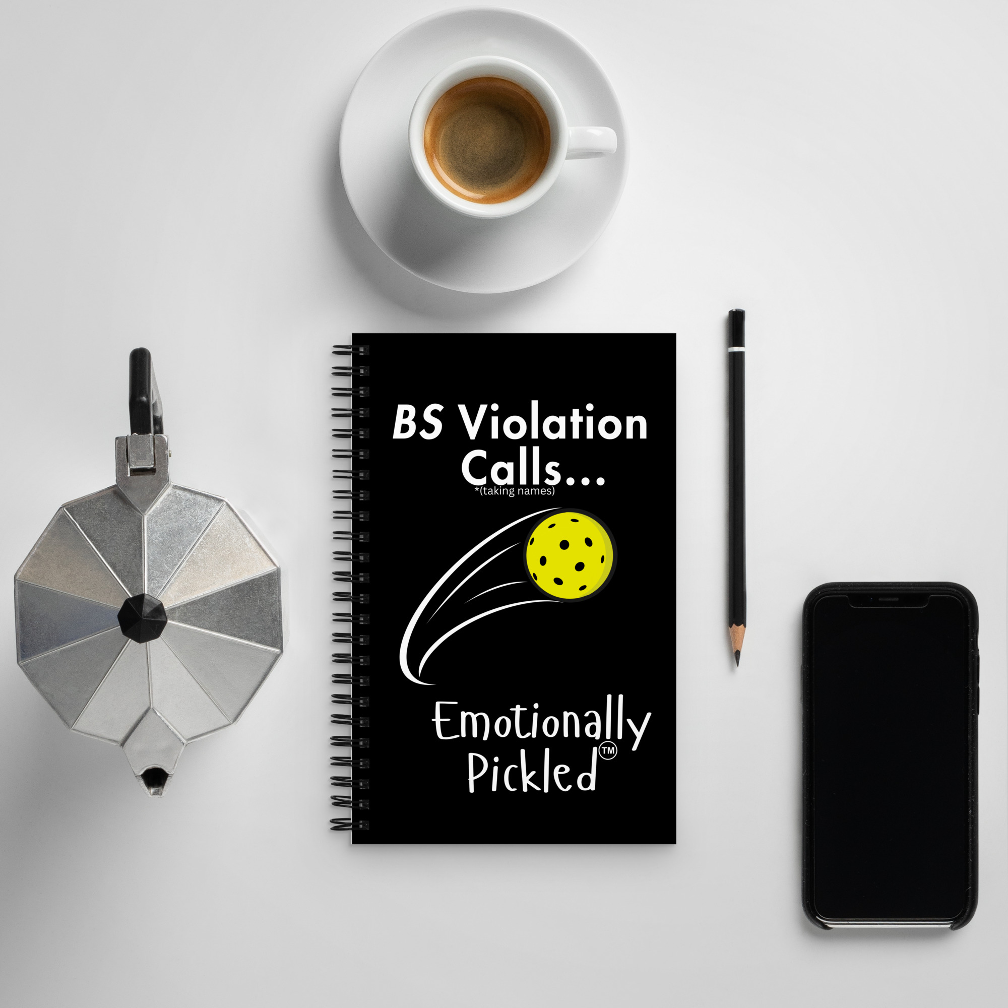 BS Violation Calls Spiral Notebook Spiral notebook