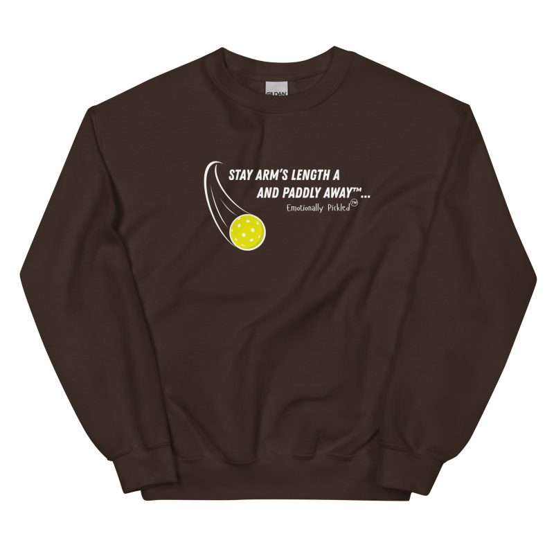 Pickleball Attitude Crewneck — Stay Arm’s Length & Paddle Away
