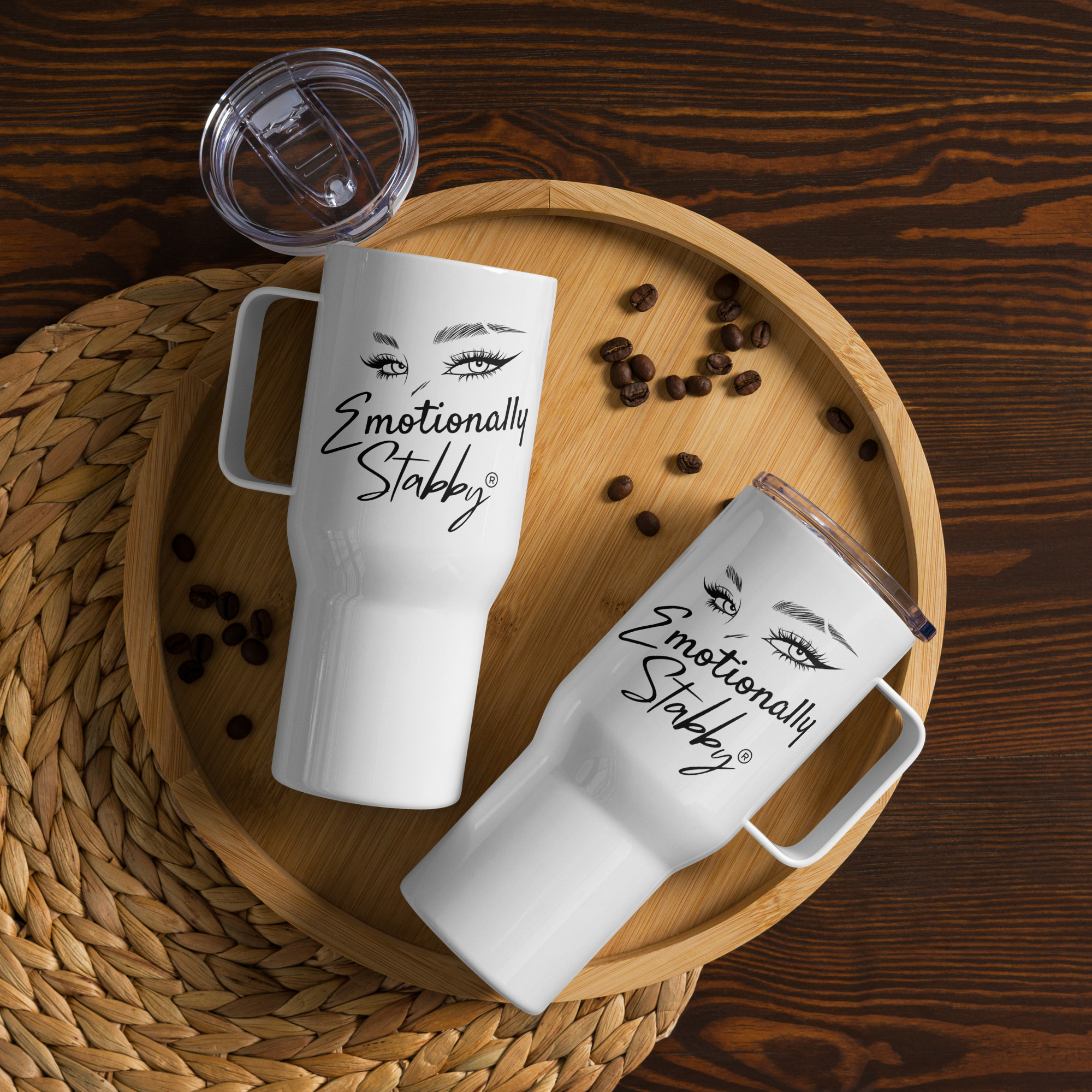 EMOTIONALLY STABBY® TRAVEL MUG - Image 2