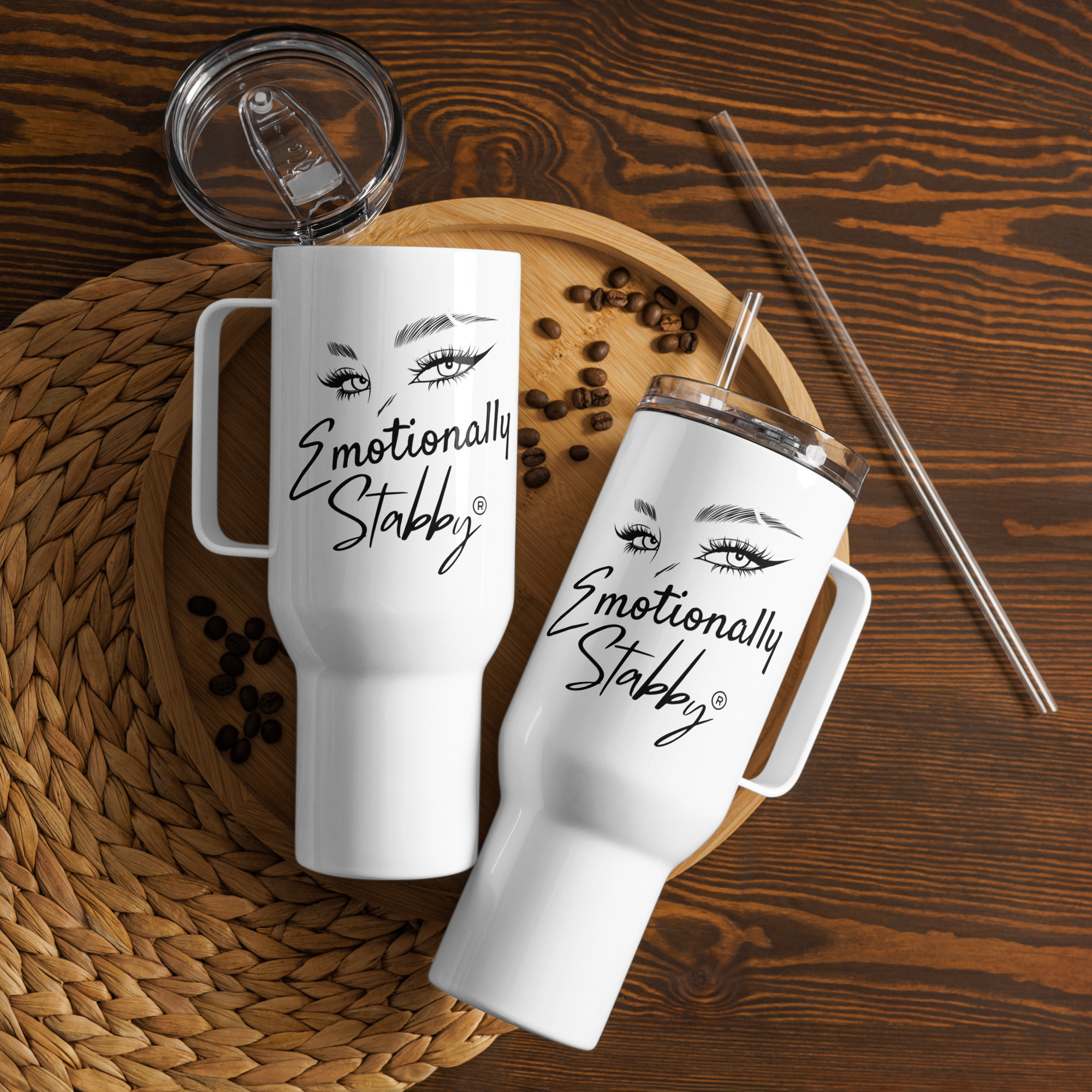 EMOTIONALLY STABBY® TRAVEL MUG